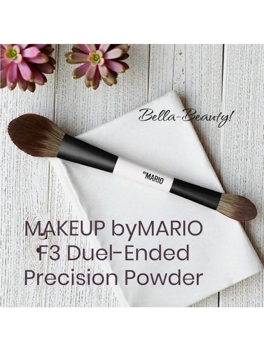 MAKEUP by MARIO F3 F3 DUAL-END PRECISION POWDER BRUSH   ~NEW~